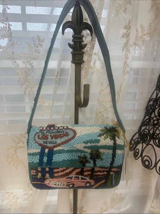 From India To You Handbags - From India to you Las Vegas beaded shoulder bag